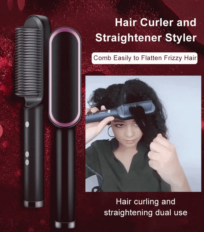 Professional Electric Hair Straightener brush