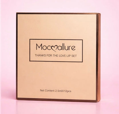 12 pcs Mocallure Lip Gloss